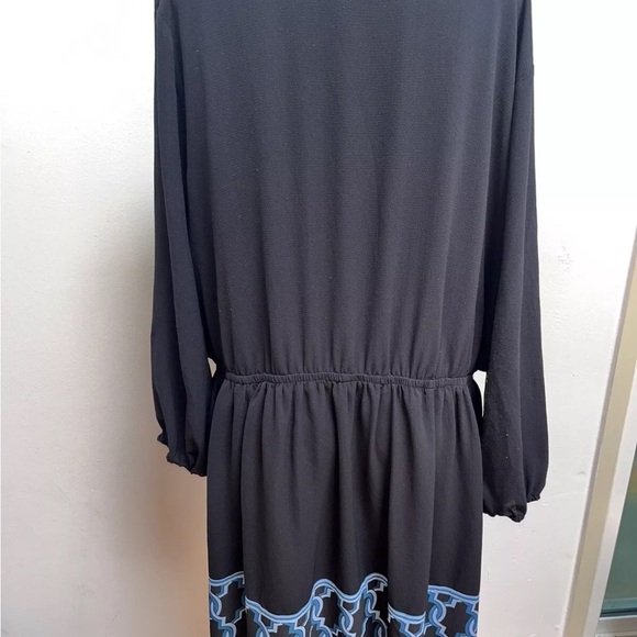 Lane Bryant plus size Long Sleeve Knee Length Black Dress Size 28 - Picture 5 of 6